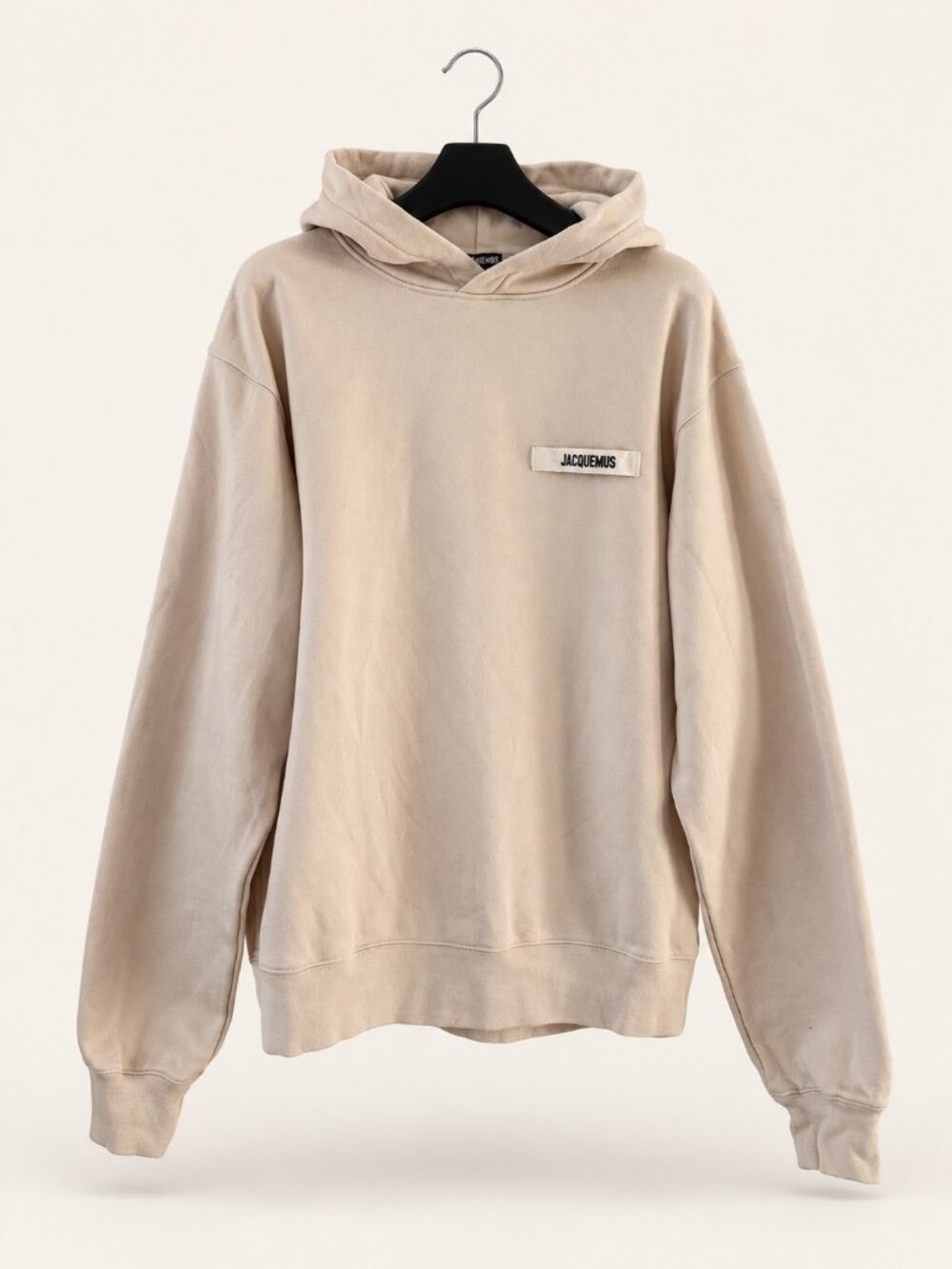 JACQUEMUS | Beige 'The Gros Grain' Hoodie XS